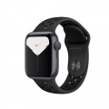 اپل واچ نایک سری 5 خاکستری با بند اسپورت مشکی Apple Watch Series 5 Nike+ Black