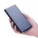 2S شارژر همراه پاور بانک شیايومی 10000 میلی آمپر مدل PLM09ZM سرمه ای