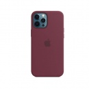 سیلیکون کیس اورجینال آیفون 12 پرو مکس بنفش تیره