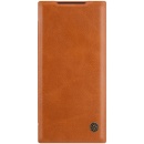 کاور چرم اورجینال نیلکین Galaxy Note 20 Ultra سامسونگ قهوه ای