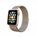 بند میلانس لوپ اپل واچ  بافت ریز با کیفیت بالا طلایی