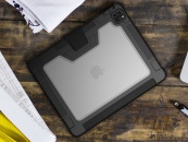 اسمارت کیس ضد ضربه آیپد پرو 12.9 اینچ 2020 مدل Nillkin Bumper Leather Cover با فضای قلم