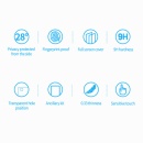 گلس نیلکین آیفون 13 پرو مکس مدل Nillkin Amazing Guardian Full Coverage Privacy Tempered Glass