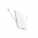 شارژر همراه پاور بانک وگر 10000 میلی آمپر با دو کابل Type-C و microUSB مدل X106