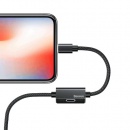  کابل  شارژر و گوش دادن همزمان به موزیک باسئوس USB به Lightning