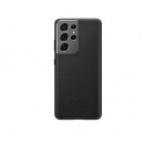 کیس اورجینال چرم گوشی سامسونگ Samsung Galaxy S21 Ultra 5G Leather مدل اصلی مشکی