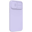 قاب مجهز به محافظ دوربین سیلیکونی اورجینال نیلکین آیفون 13 پرو مکس اپل بنفش