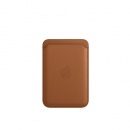 جا کارتی چرم آیفون با امکان شارژوایرلس قهوه ای