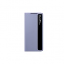 کیس اورجینال گوشی سامسونگ Galaxy S21 5G مدل S-View Cover مجهز به LED بنفش