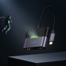 هاب 3 پورت USB-C مک دودو Macdodo USB-C to 2 HDMI