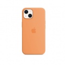 قاب سیلیکونی اورجینال آیفون 13 اپل با قابلیت شارژ وایرلس MagSafe نارنجی