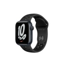 اپل واچ نایک پلاس سری 7 با بدنه آلومینیوم مشکی و بند اسپورت نایک مشکی 41 میلی متری