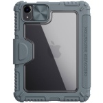 اسمارت کاور ضد ضربه نیلکین آیپد مینی 6 2021 مدل Nillkin Bumper Leather Cover Case Pro با فضای قلم و محافظ لنز خاکستری