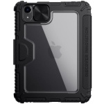 اسمارت کاور ضد ضربه نیلکین آیپد مینی 6 2021 مدل Nillkin Bumper Leather Cover Case Pro با فضای قلم و محافظ لنز مشکی