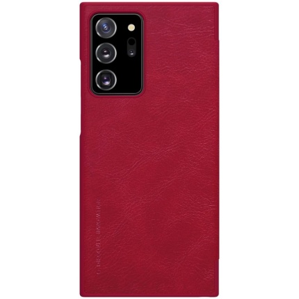 کاور چرم اورجینال نیلکین Galaxy Note 20 Ultra سامسونگ قرمز