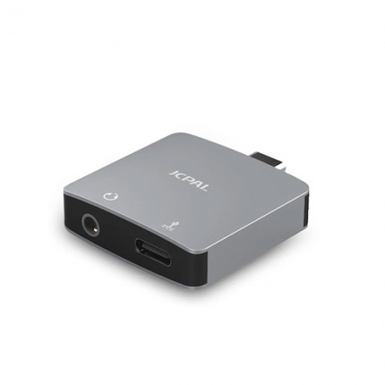 آداپتور یو اس بی- سی دو پورت تبدیل جک AUX جی سی پل JCPal Linx USB-C Digital Audio Adapter with Charging Port