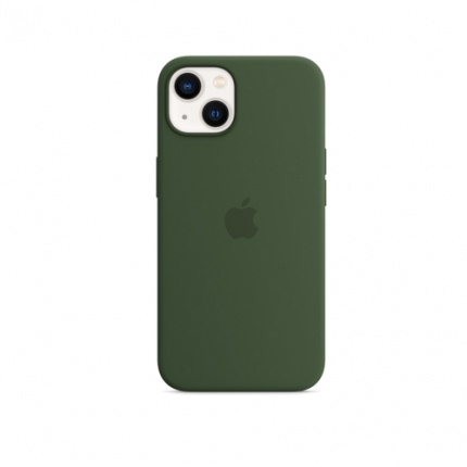 قاب سیلیکونی اورجینال آیفون 13 اپل با قابلیت شارژ وایرلس MagSafe سبز