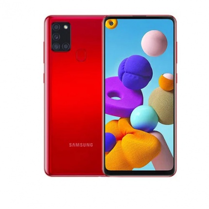 گوشی موبایل سامسونگ گلکسی A21S مدل Samsung Galaxy A21s 32GB Ram رم 3GB و SM-A217F ظرفیت 32 گیگابایت قرمز
