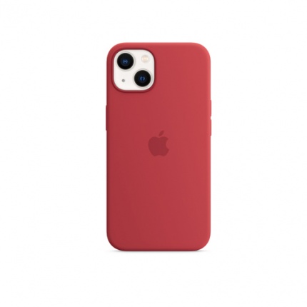 قاب سیلیکونی اورجینال آیفون 13 اپل با قابلیت شارژ وایرلس MagSafe قرمز