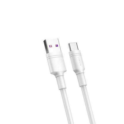 کابل شارژر USB به Type-C باسئوس مدل Double-ring